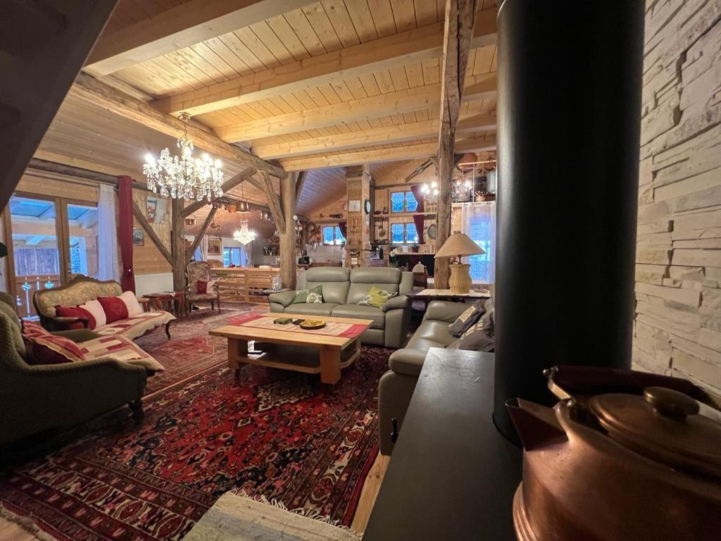 Ferme Savoyarde Renovee 2 Chambres Les Carroz d'Araches Exteriér fotografie